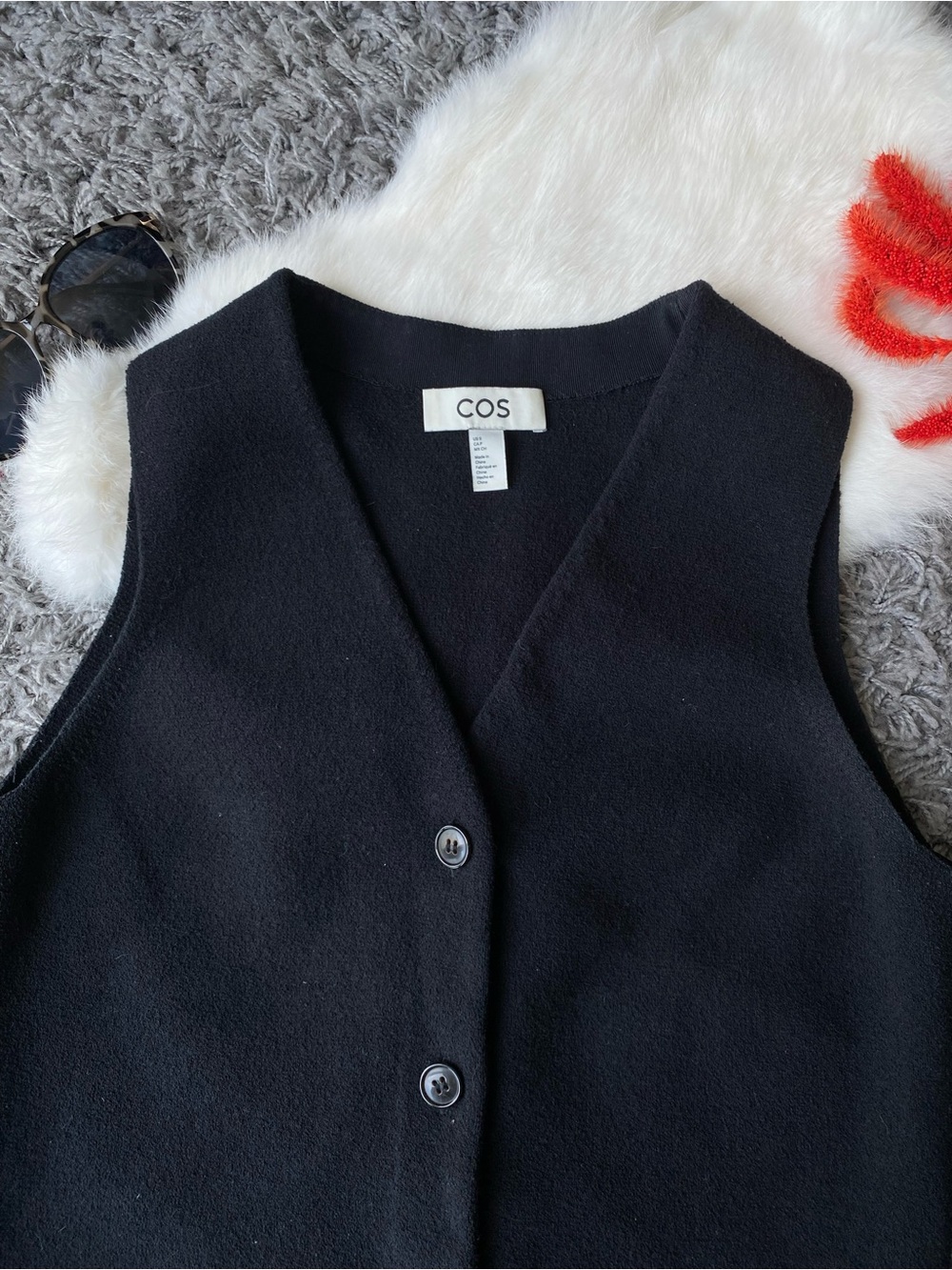 COS Knitted Waistcoat - Picture 4 of 7